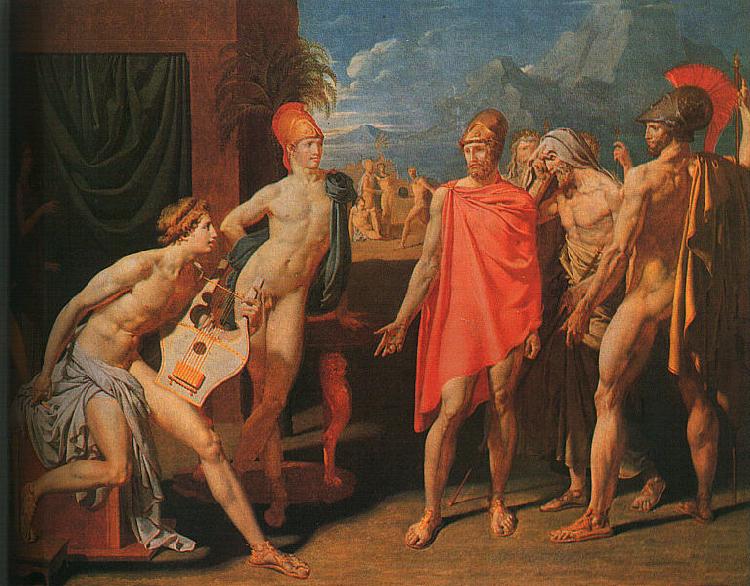Jean-Auguste Dominique Ingres The Ambassadors of Agamemnon in the Tent of Achilles Germany oil painting art